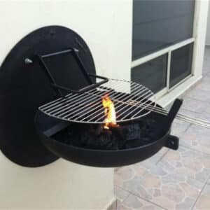 Wall Mounted Charcoal Folded BBQ Grill