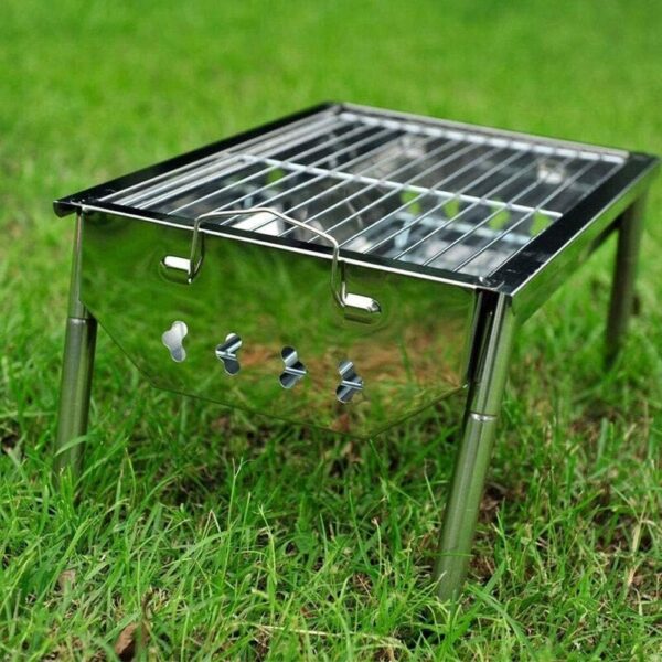 Foldable Portable Stainless Steel Family Camping Grill