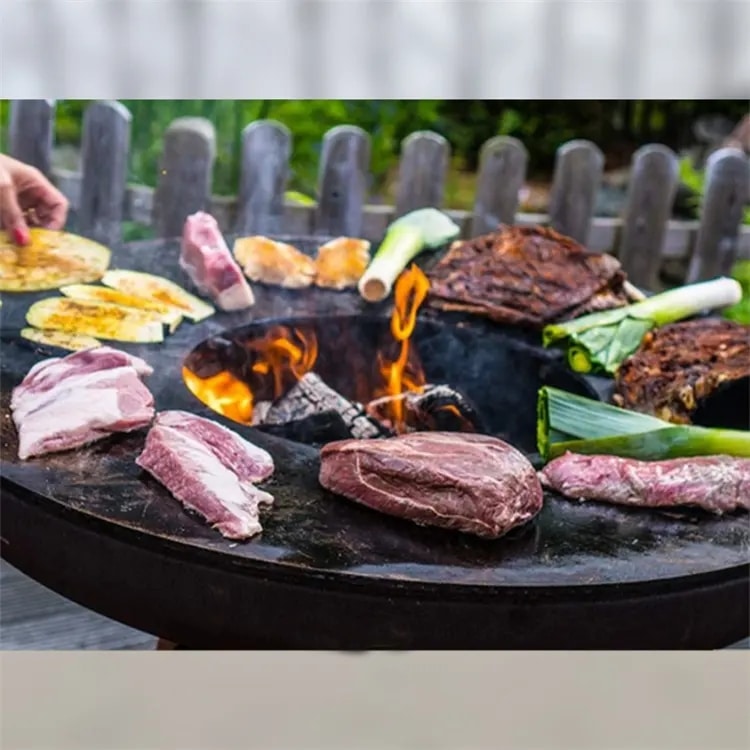 Corten Steel Metal Fire Table for Bbq Outdoor Factory,china,price,manufacturers, suppliers, customized, wholesale, cheap, for sale, in stock.