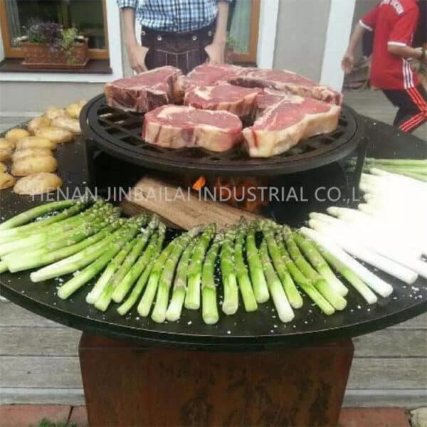 Steel Barbecue Grill Table Outdoor