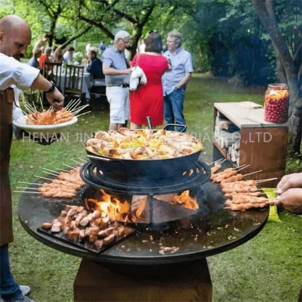 New Fireplace Wood Fired Smoker Brazier