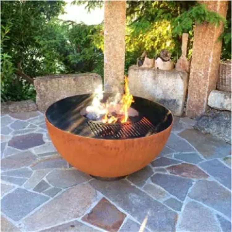 Corten Steel Barbecue Grill