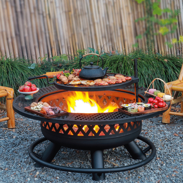 Multi-Functional Steel BBQ Table - Image 2