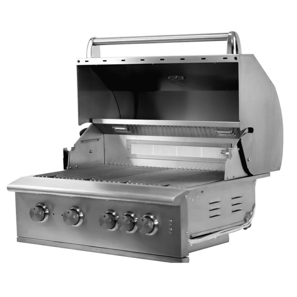stainless steel gas barbecue grill