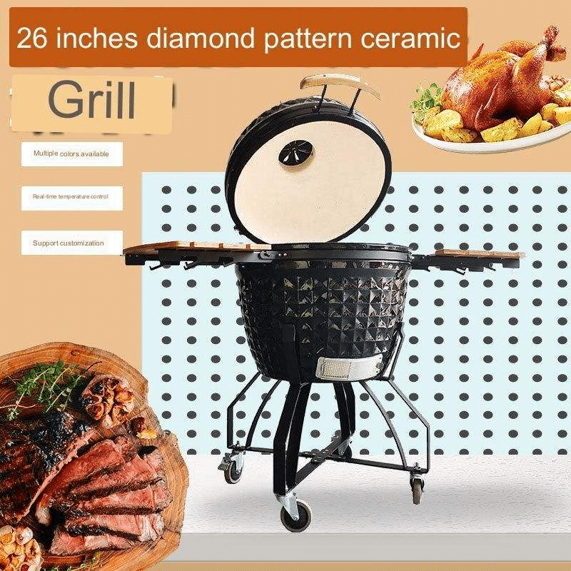 Egg Kamado 24 Inch BBQ Charcoal