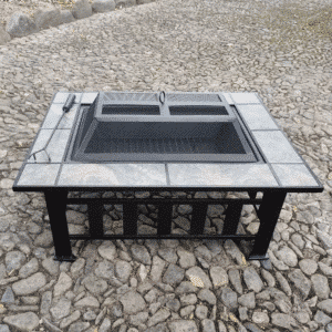 Dropshipping Fire Pit Table Square Metal Firepit