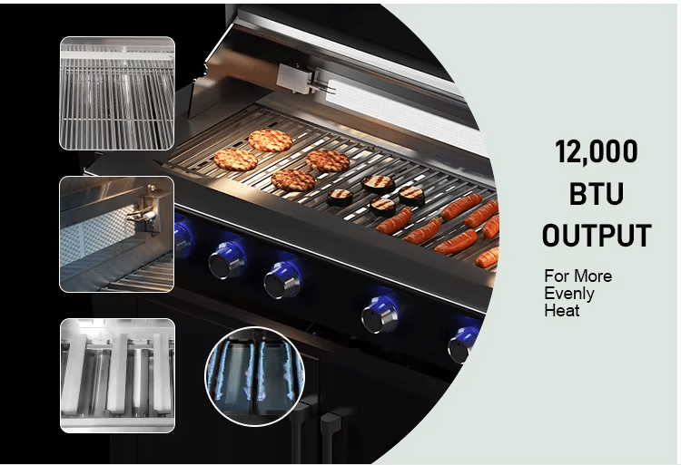Stainless Steel Electric Barbecue Grill