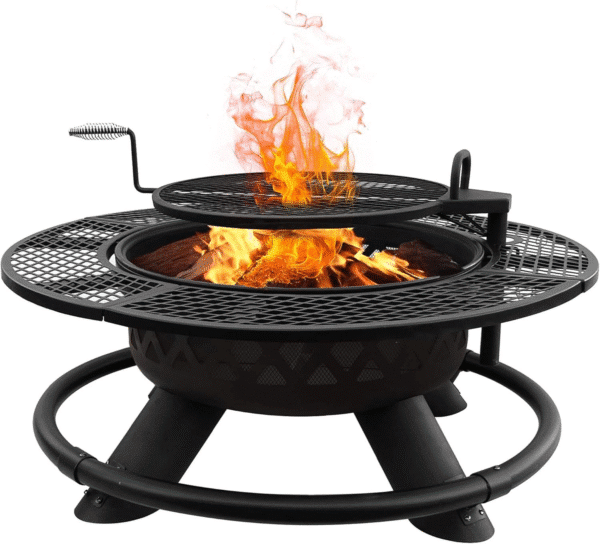 Multi-Functional Steel BBQ Table - Image 4