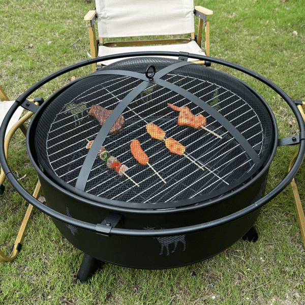 Custom Foldable Round Garden Stove Portable BBQ