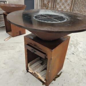 Corten steel bbq Outdoor Kitchen
