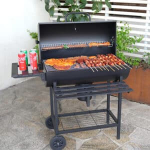 Automatic charcoal barbecue grill