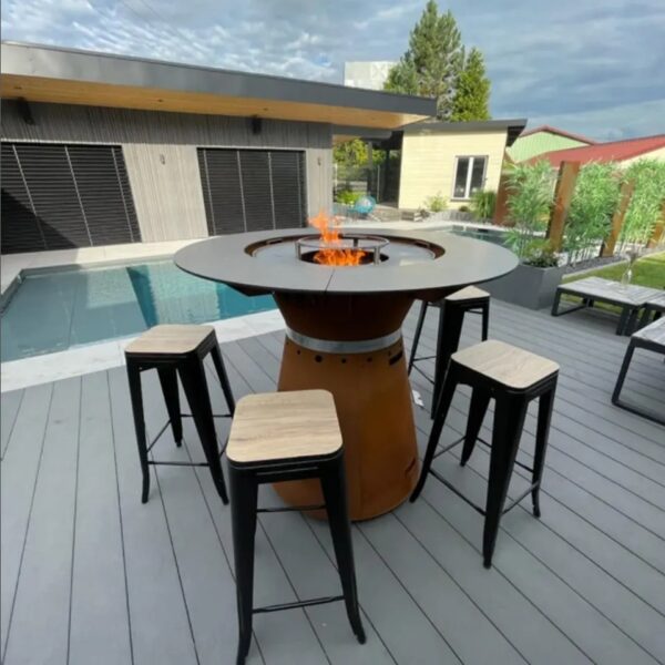 Charcoal Barbecue Backyard Kitchen Wood Fireplace Bbq Grill