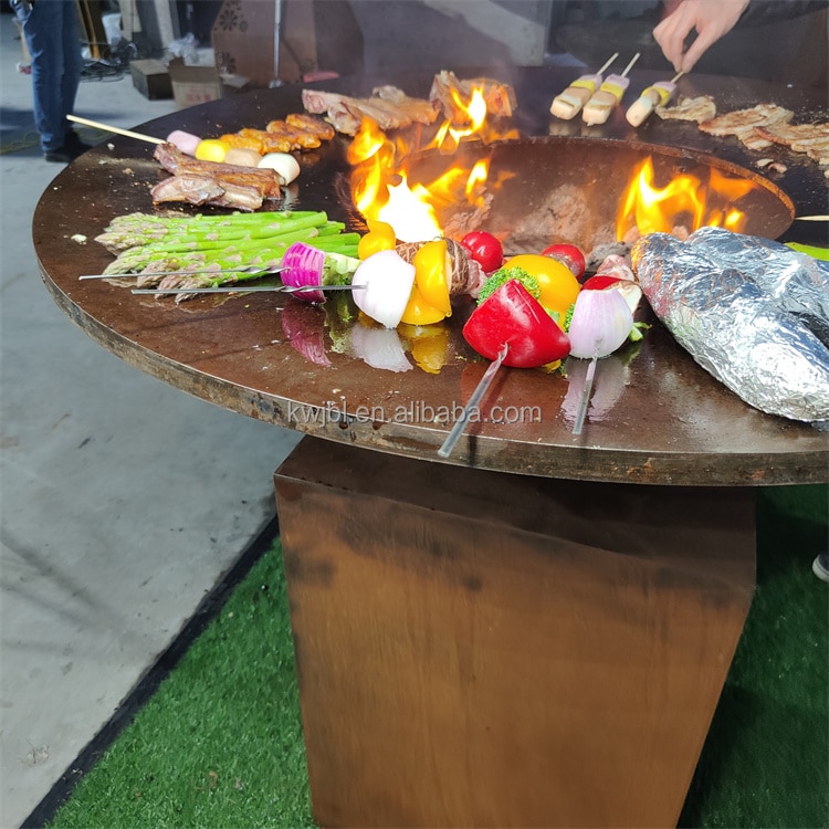 Corten Steel Grill Bbq Brasero
