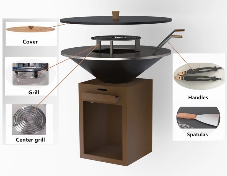 Corten Steel Durable Bbq Grill Factory,china,price,manufacturers, suppliers, customized, wholesale, cheap, for sale, in stock.