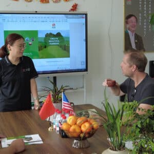 International Clients Visit Our BBQ Grill Factory