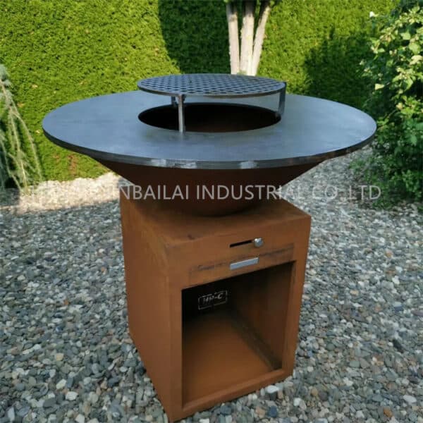 Corten Steel Barbecue Grill