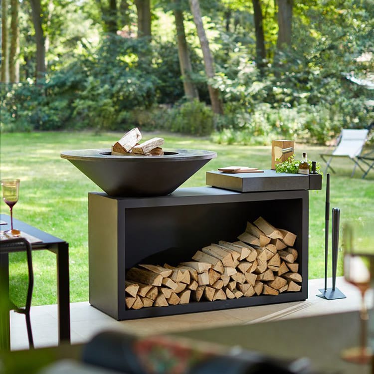 Custom Heavy-Duty Corten Steel BBQ Grill
