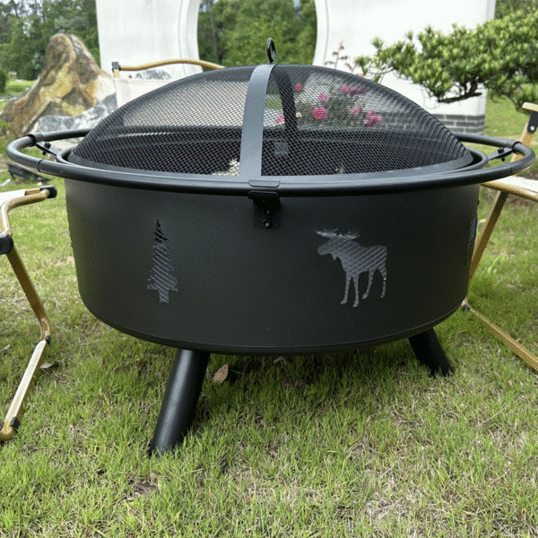 Metal Outdoor Fire Pit - Image 3