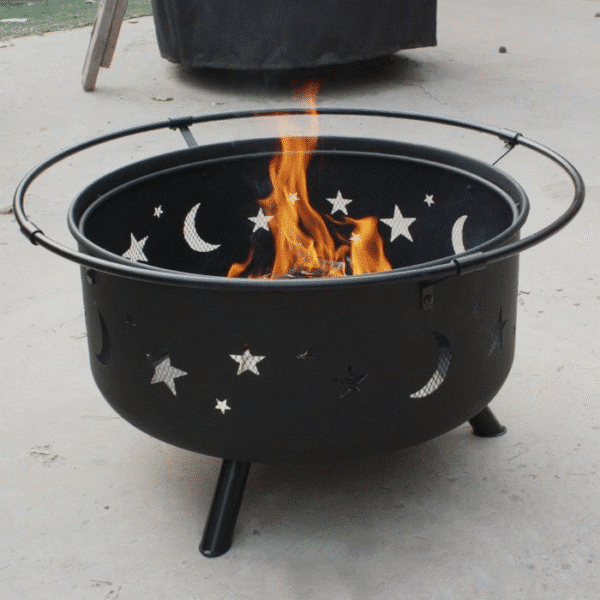 Iron Art Outdoor Fire Pit Cross-Border BBQ Brazier for Camping