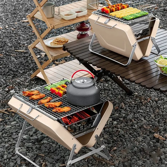 portable stainless steel grills