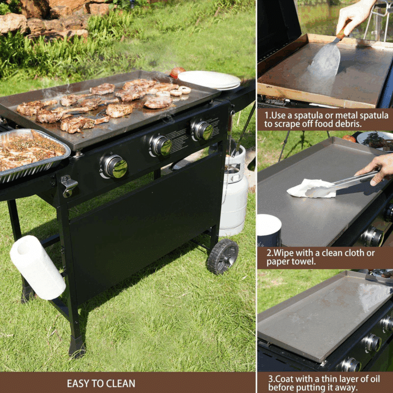 Gas BBQ grill for outdoor cooking