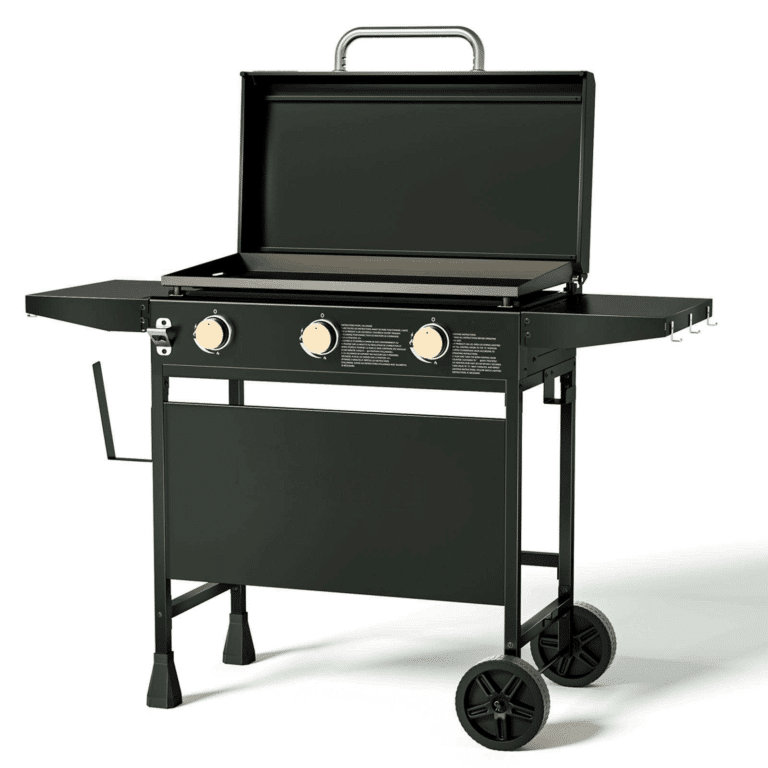 Gas BBQ grill for outdoor cooking