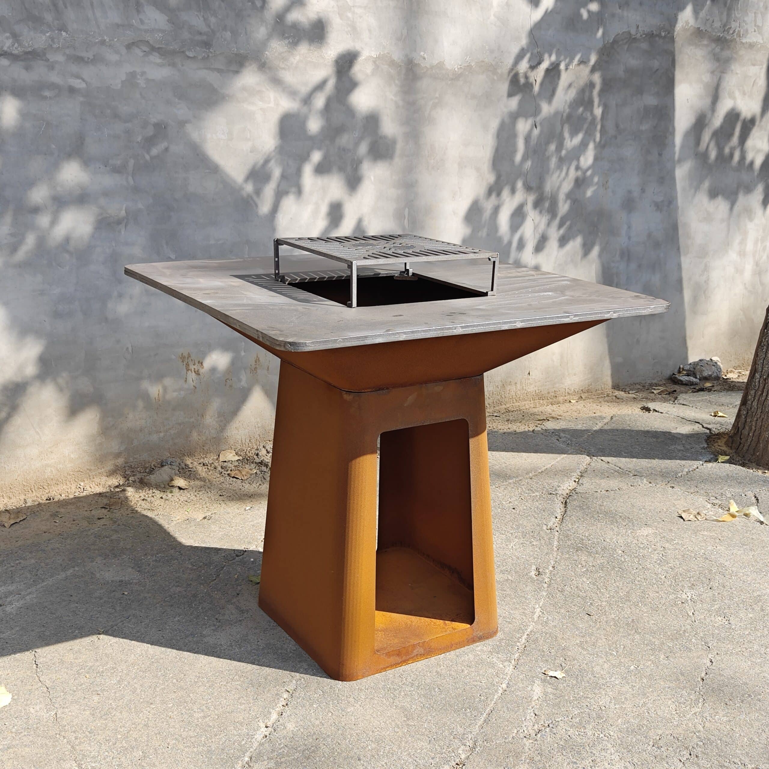 Corten steel Wood-Fired BBQ